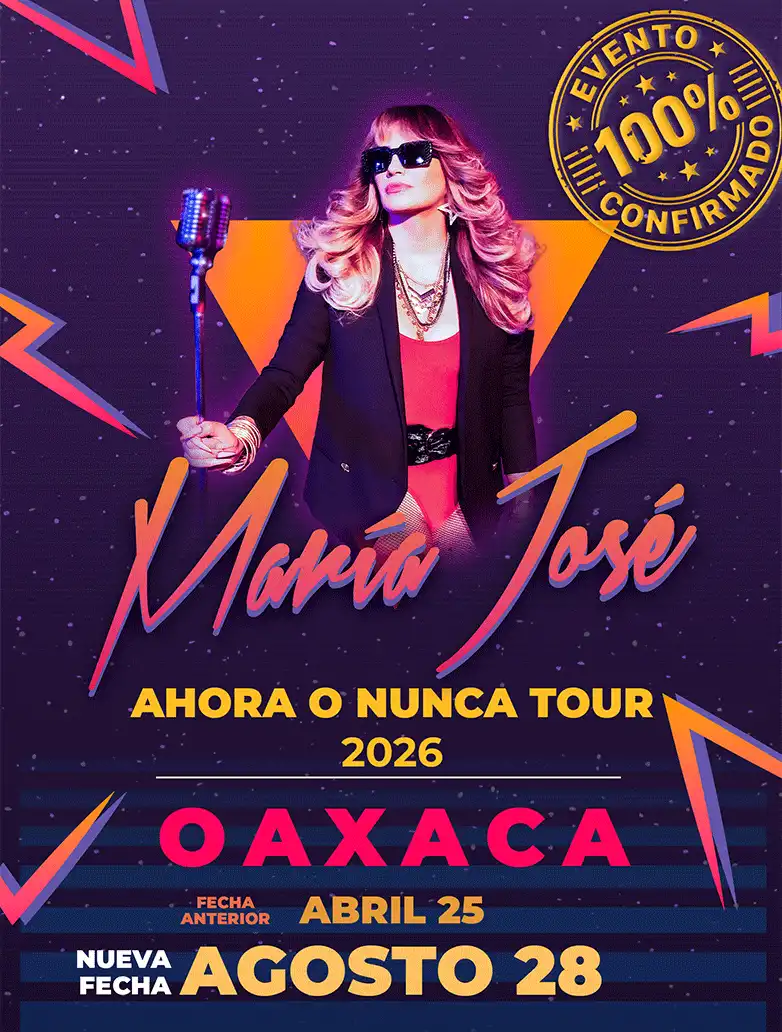 MARIA JOSE AHORA O NUNCA TOUR 2026